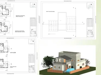 3BHK HOUSING Free 3D model