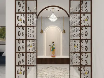 Pooja Room 3D model