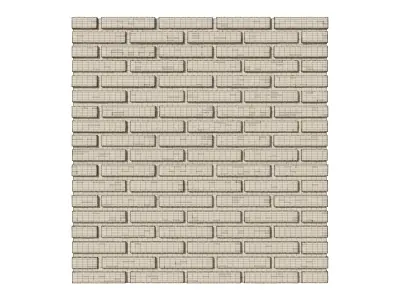 Brick wall 3D model 3D model