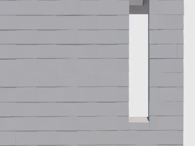 Metal Tiled Wall 3D model