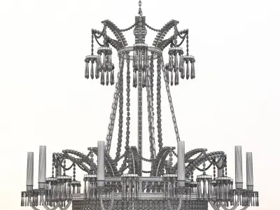 Classic Chandelier 4 3D model