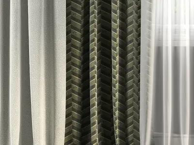Curtain Set 185 3D model