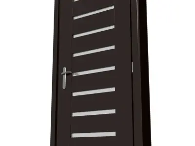 Plastic door 010 3D model
