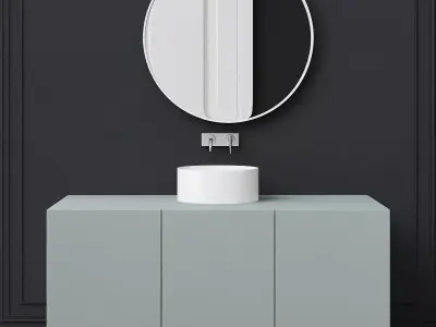 Washbasins Furniture 3d model Low-poly 3D model purchase