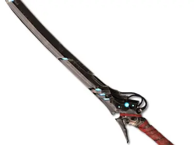 Assassin Speed Blade Low-poly 3D model