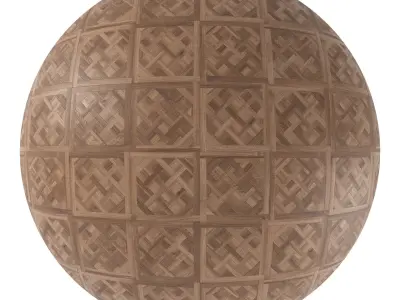 Parquet - Laminate - Wooden floor 4 in 1 3D model 20