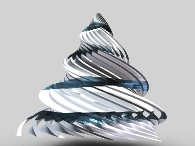 Sci-fi Pyramid 3D model