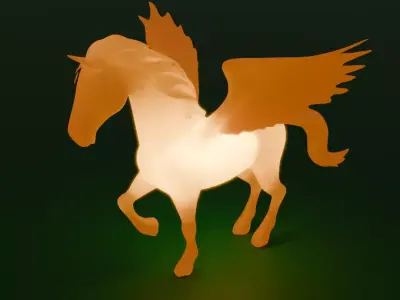 Pegasus indirect lighting 3D model