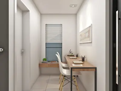 Law Office made with sketch up  3D model