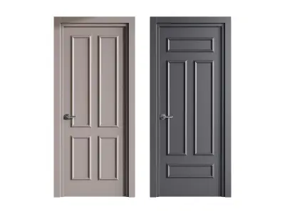 Modern entrance door 88 3D model