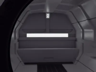 The Mandalorian - Rebel Prison Ship 5 - Cell Interior 1-12 scale 3D print model