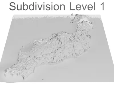 Island Parts of Canary Islands Collection 3D model