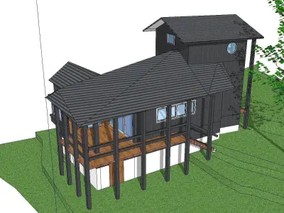 Creative Design-Holiday Cabin-075 3D model