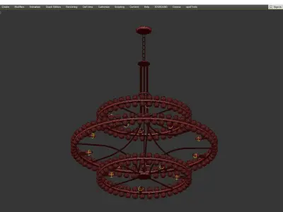 Crystorama Clover Low-poly 3D model