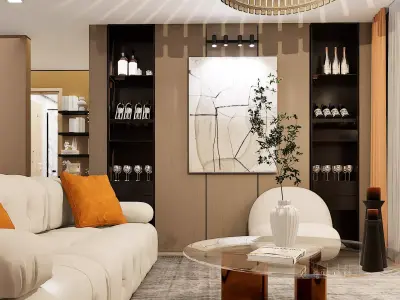 CASA MODERNA - MODELO 3D COMPLETO - INTERIOR Y EXTERIOR 3D print model