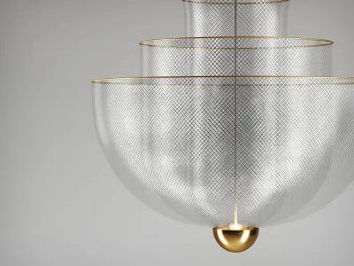 Meshmatics Chandelier 3D model