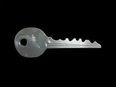 key for the door 3D model