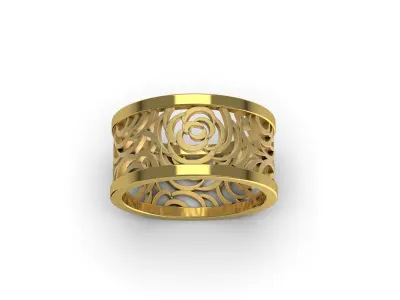 Rose Rings WR 06 3D print model