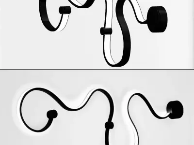 Lamparas De Techo Pared Applique Murale 3D model