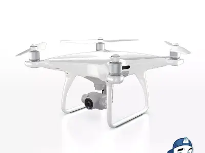 DJI Phantom 4 Pro for Element 3D 3D model