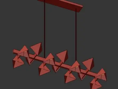 VICHY LINEAR CHANDELIER 3D model