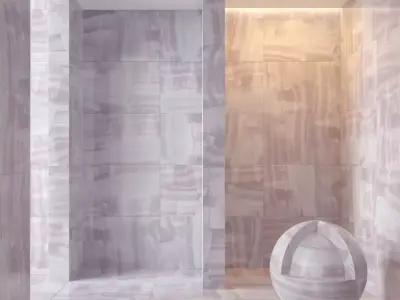 Marble wall 68 3D model