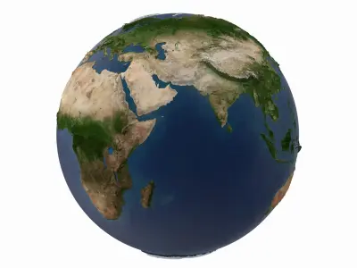  Artistic Topographic Globe 