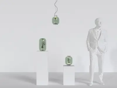 Futuristic Lamp 01 3D model