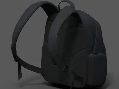 Backpack Camping bag baggage Color  Low-poly 3D model purchase