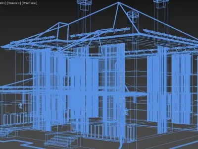 3d model of a cottage 3D model