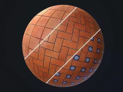 Terracotta PBR Tileable Material Textures Texture