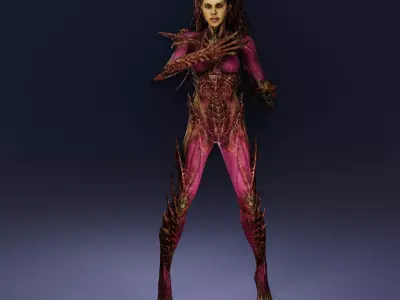 Sexy Alien Woman 3D print model