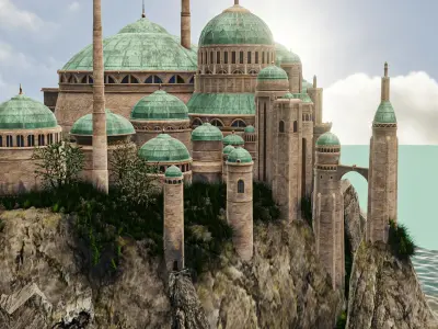  Theed Royal Palace -Naboo - Star Wars 3D model