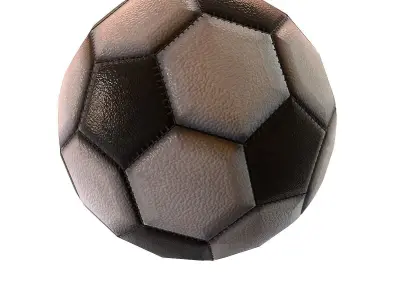 Antic soccer ball collection 3D model
