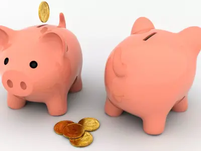 Piggy bank 3D model