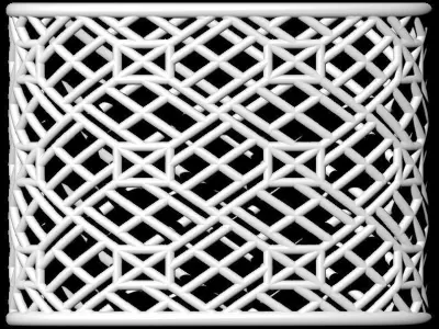 Geometric Lamp Shade 3D print model