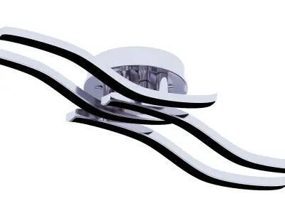Chandelier 4 light 3D model