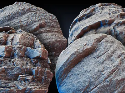 Ultra HQ Terrain Seamless Sculpt Zbrush brushes and Alphas Vol8 3D model