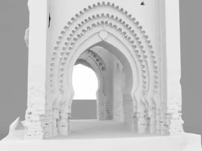 Old Building Moroccan 3D Model Free 3D model