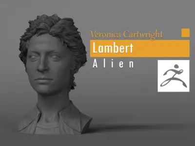 Veronica Cartwright - Lambert - Alien 3D print model