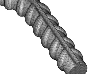 Bend TMT Bar 3D print model