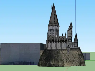 Hogwarts Castle - Harry Potter 3D model