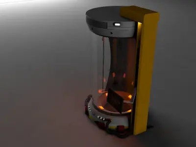 BEST AND THE CHEAPEST LAB CAPSULE CHAMBER Low-poly 3D model