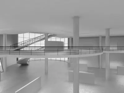 VR art Gallery 3 3D model