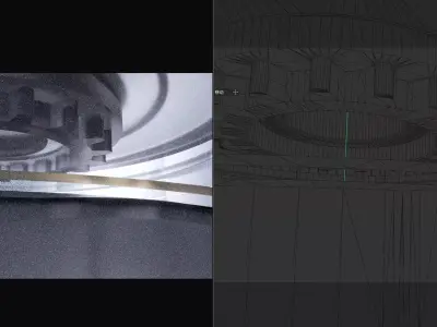 Tech Scifi Product assembly animation Volumetric Light Fog 3D model