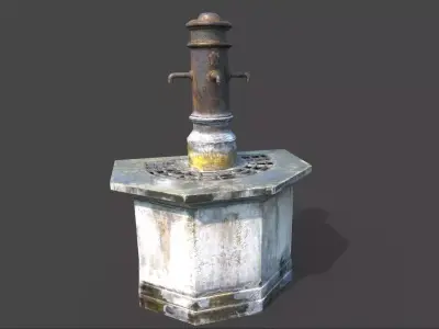 Public Fountain 3D model