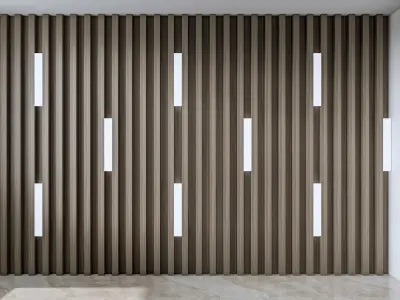 Decorative Wall Panel 3D wall panel 3d panel Free low-poly 3D model