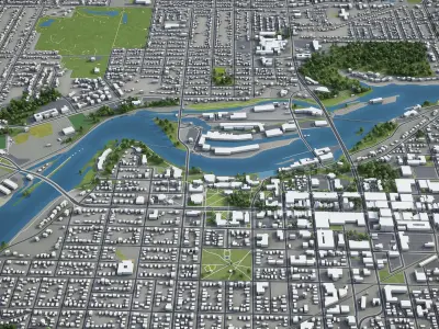 Appleton  Low-poly 3D model