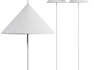 HK Living Triangle Floor Lamp 3D model