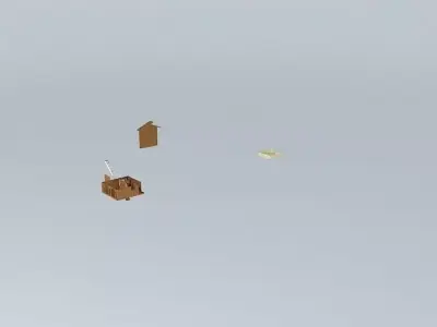 Floor Plans and Clerestory Roof Free 3D model